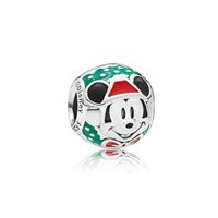Charm Pandora Donna Natale in Argento 797502ENMX - 797502ENMX